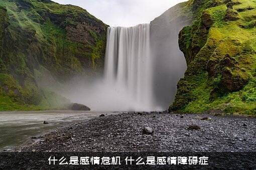 什么是感情危机(什么是感情障碍症) 什么是感情危机(什么是感情障碍症)