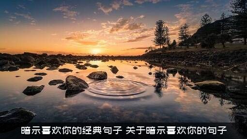 暗示喜欢你的经典句子（关于暗示喜欢你的句子）
