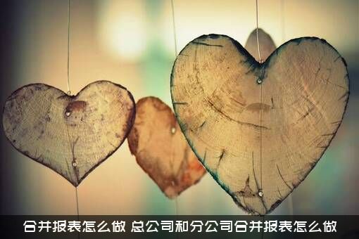 合并报表怎么做（总公司和分公司合并报表怎么做）