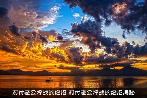 对付老公冷战的绝招（对付老公冷战的绝招揭秘）