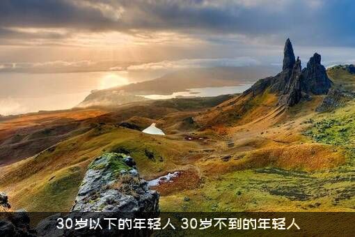 30岁以下的年轻人（30岁不到的年轻人）