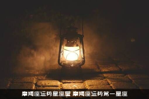 摩羯座运势星座屋（摩羯座运势第一星座）