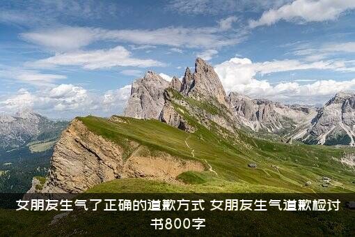 女朋友生气了正确的道歉方式（女朋友生气道歉检讨书800字）