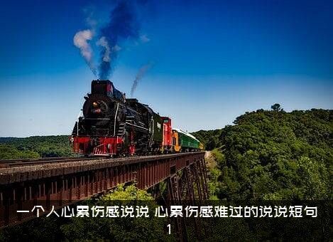 一个人心累伤感说说（心累伤感难过的说说短句1）