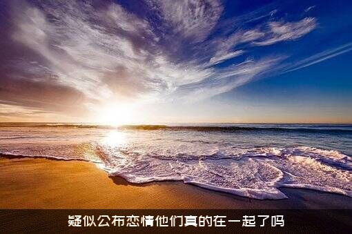疑似公布恋情他们真的在一起了吗