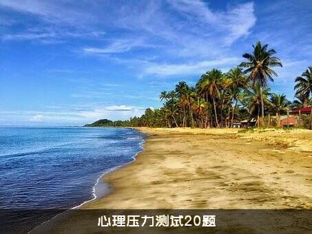 心理压力测试20题