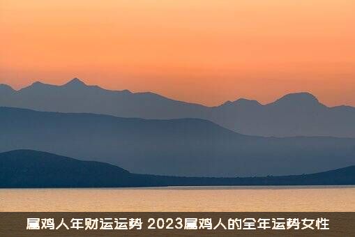 属鸡人年财运运势（2023属鸡人的全年运势女性）