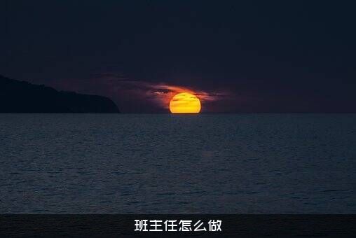 班主任怎么做