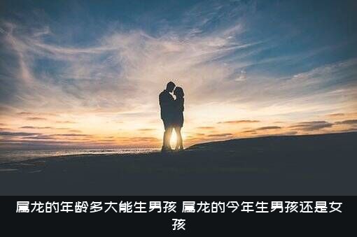 属龙的年龄多大能生男孩（属龙的今年生男孩还是女孩）