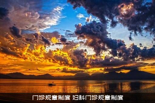 门诊规章制度（妇科门诊规章制度）