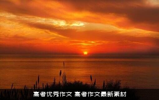高考优秀作文（高考作文最新素材）