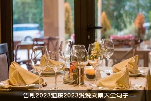 告别2023迎接2023说说文案大全句子