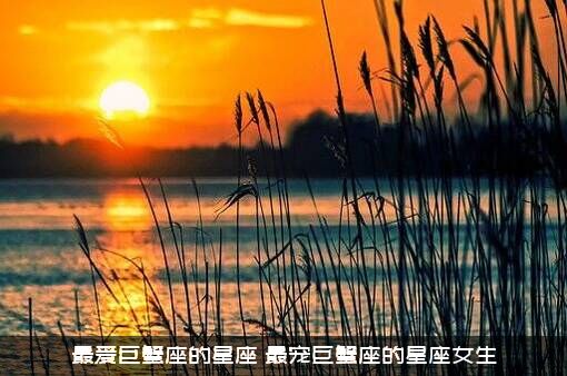 最爱巨蟹座的星座（最宠巨蟹座的星座女生）