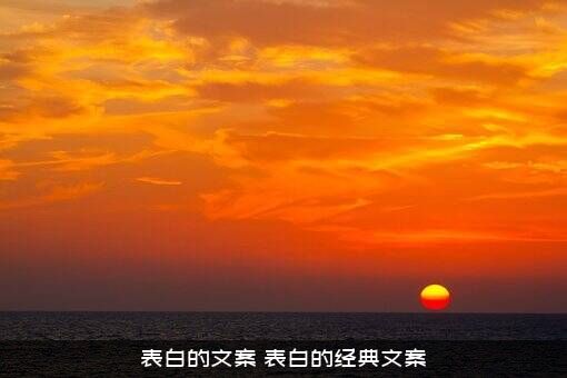 表白的文案（表白的经典文案）