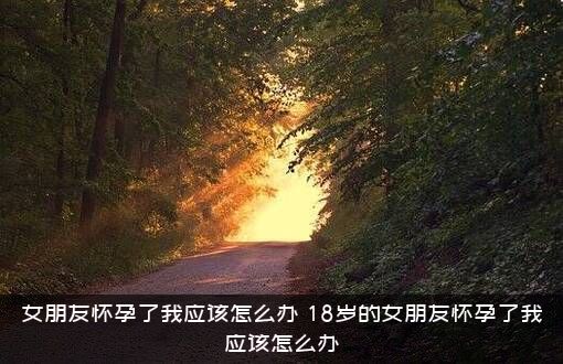 女朋友怀孕了我应该怎么办（18岁的女朋友怀孕了我应该怎么办）