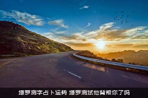 塔罗测字占卜运势（塔罗测试他背叛你了吗）
