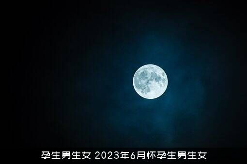 孕生男生女（2023年6月怀孕生男生女）