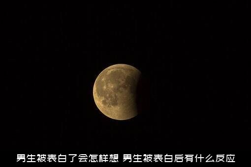 男生被表白了会怎样想（男生被表白后有什么反应）