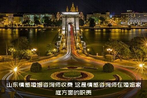 山东情感婚姻咨询师收费（这是情感咨询师在婚姻家庭方面的职责）