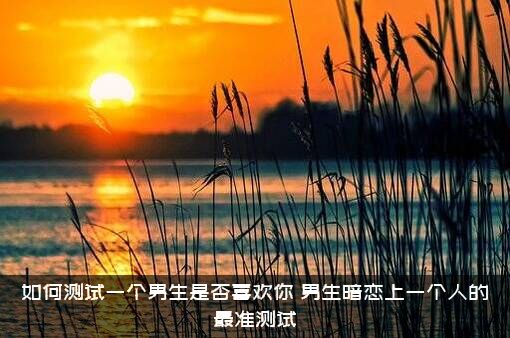 如何测试一个男生是否喜欢你（男生暗恋上一个人的最准测试）