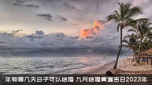 年有哪几天日子可以结婚（九月结婚黄道吉日2023年）
