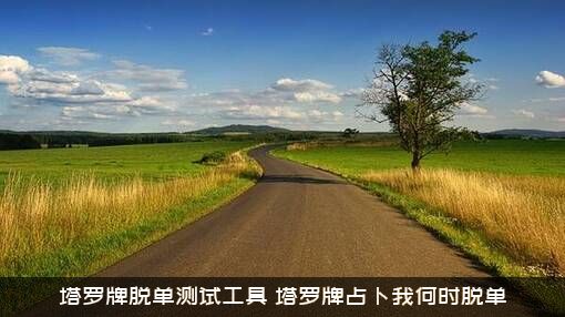塔罗牌脱单测试工具（塔罗牌占卜我何时脱单）