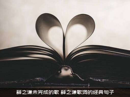 薛之谦未完成的歌（薛之谦歌词的经典句子）