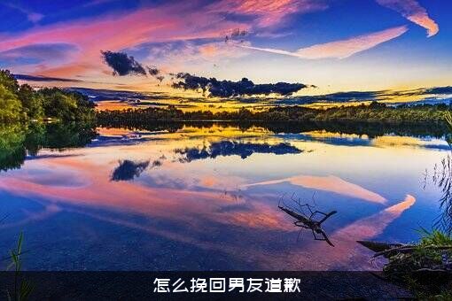 怎么挽回男友道歉