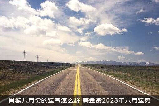 肖猴八月份的运气怎么样（庚金命2023年八月运势）
