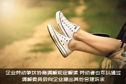 企业劳动争议协商调解规定解读，劳动者也可以通过调解委员会向企业提出其他合理诉求？