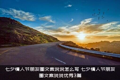 七夕情人节朋友圈文案说说怎么写（七夕情人节朋友圈文案说说优秀3篇）