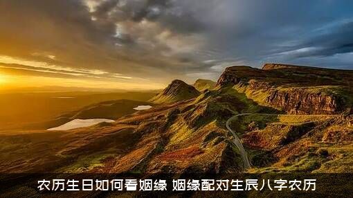农历生日如何看姻缘（姻缘配对生辰八字农历）