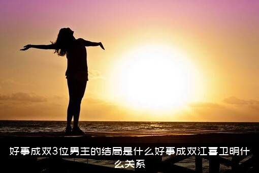 好事成双3位男主的结局是什么好事成双江喜卫明什么关系
