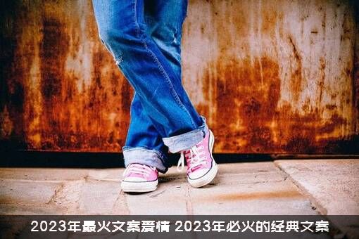 2023年最火文案爱情（2023年必火的经典文案）