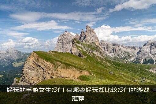 好玩的手游女生冷门（有哪些好玩却比较冷门的游戏推荐）
