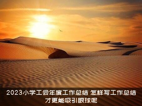 2023小学工会年度工作总结，怎样写工作总结才更能吸引眼球呢？