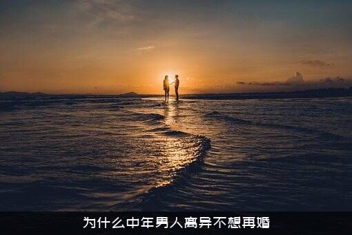 为什么中年男人离异不想再婚