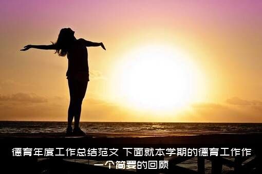 德育年度工作总结范文（下面就本学期的德育工作作一个简要的回顾）