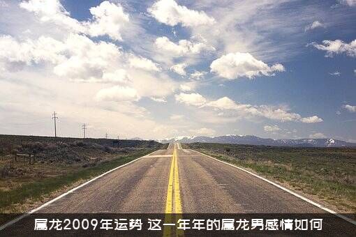 属龙2009年运势（这一年年的属龙男感情如何）
