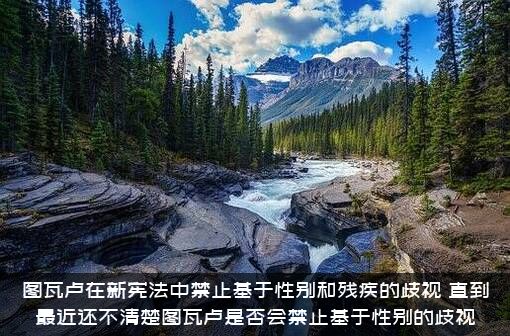 图瓦卢在新宪法中禁止基于性别和残疾的歧视，直到最近还不清楚图瓦卢是否会禁止基于性别的歧视？