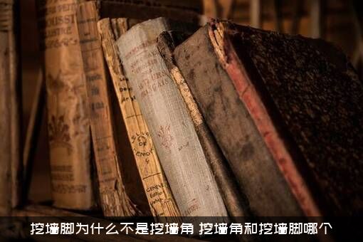 挖墙脚为什么不是挖墙角？挖墙角和挖墙脚哪个？