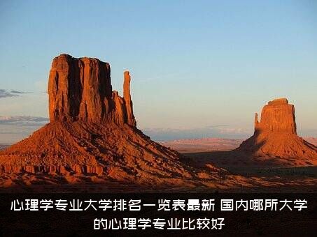 心理学专业大学排名一览表最新，国内哪所大学的心理学专业比较好?？