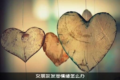 女朋友发泄情绪怎么办？