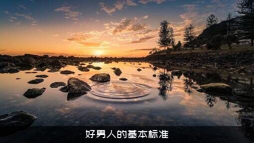 好男人的基本标准