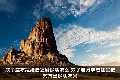 双子座被拒绝后还能做朋友么？双子座分手后还会把对方当做朋友吗?？