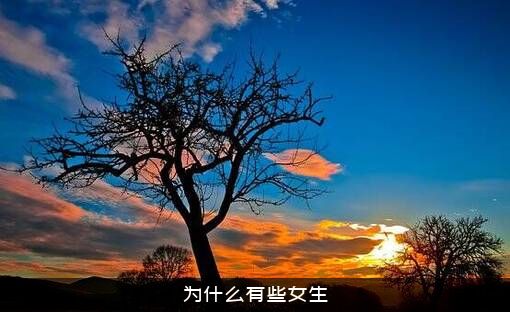 为什么有些女生？