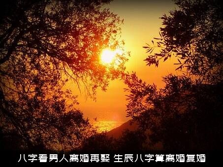 八字看男人离婚再娶（生辰八字算离婚复婚）