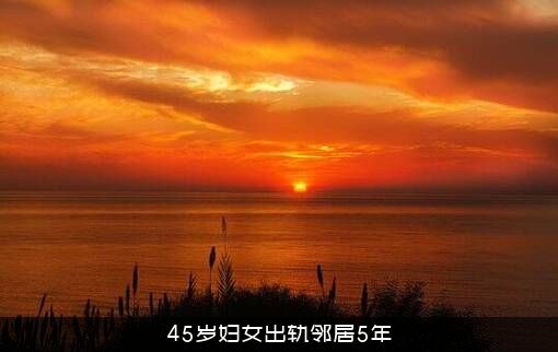 45岁妇女出轨邻居5年