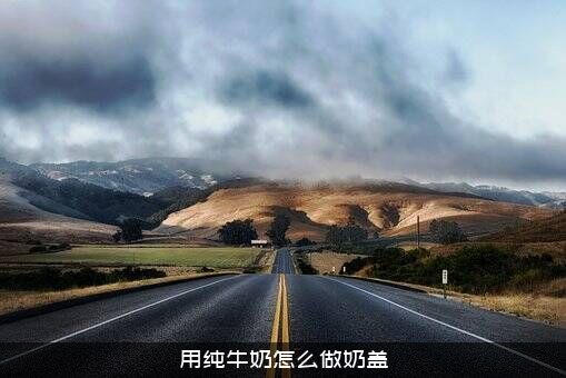 用纯牛奶怎么做奶盖？