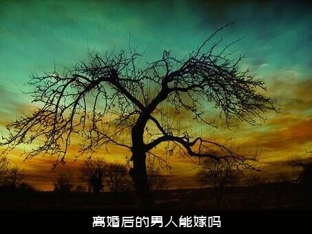 离婚后的男人能嫁吗？